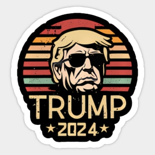 Donald Trump For President 2024 No More Bull Sticker